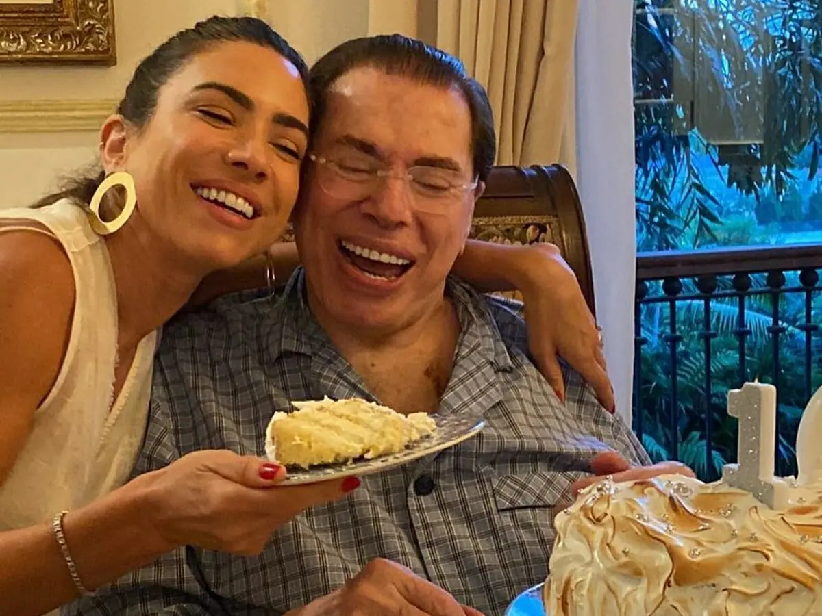 Patrícia Abravanel compartilha foto rara Silvio Santos