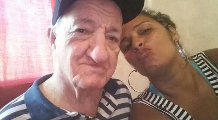 Russo e sua companheira Adriana