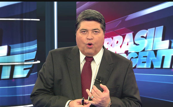 Nervoso Datena quase solta palavrão no ar “Vai pro raio que o parta”