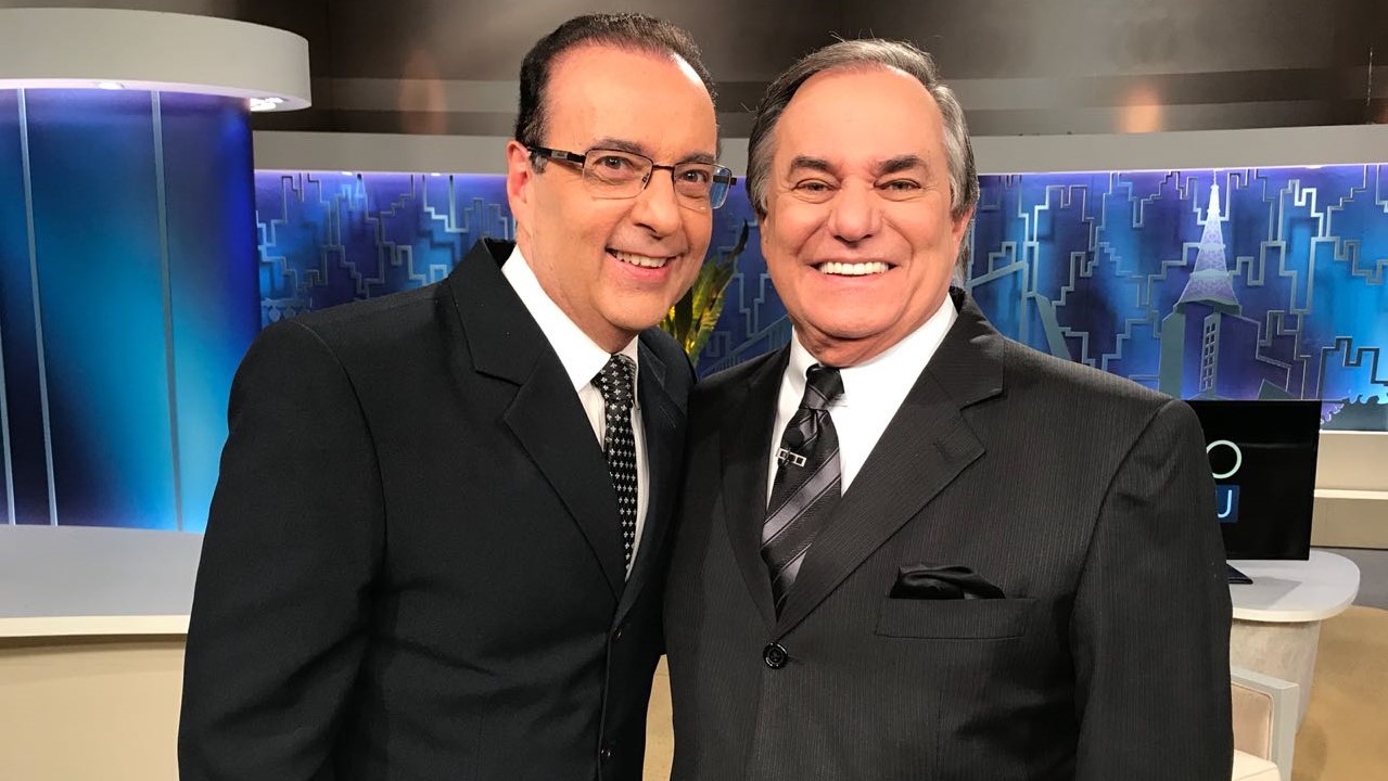 Dr. Bactéria e Ronnie Von no Programa Todo Seu