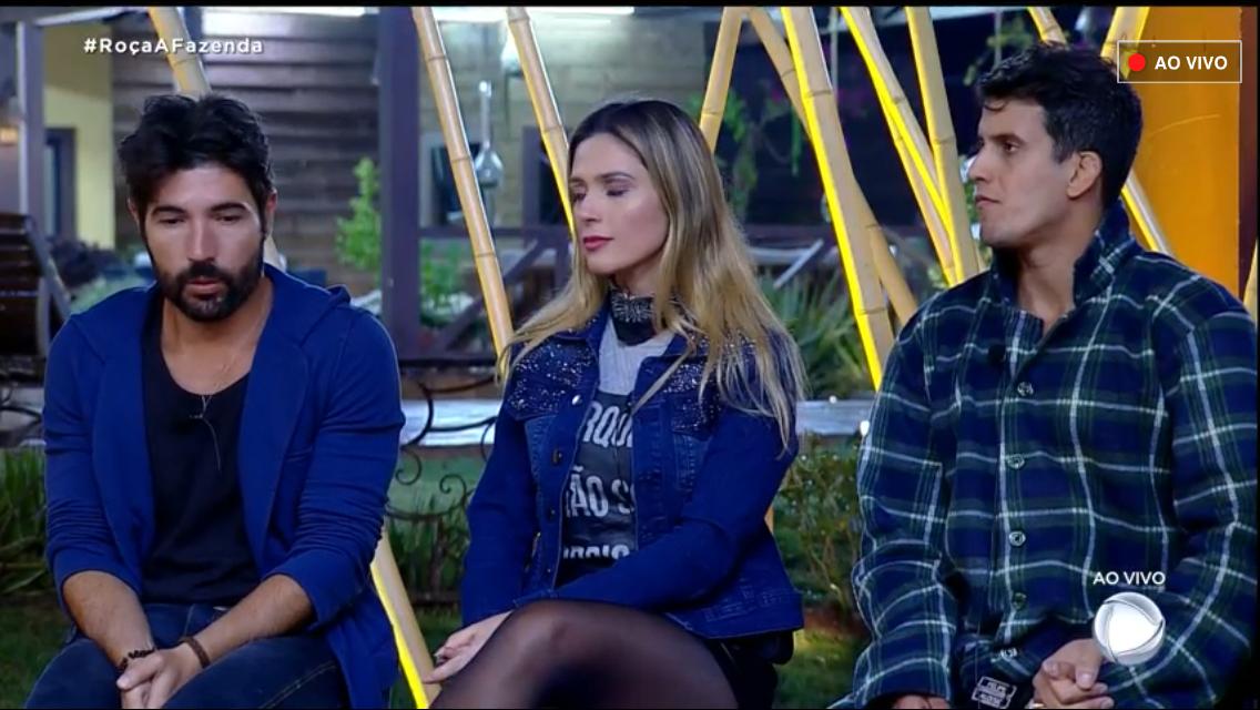 Sandro Pedroso, Nadja Pessoa e Felipe Sertanejo