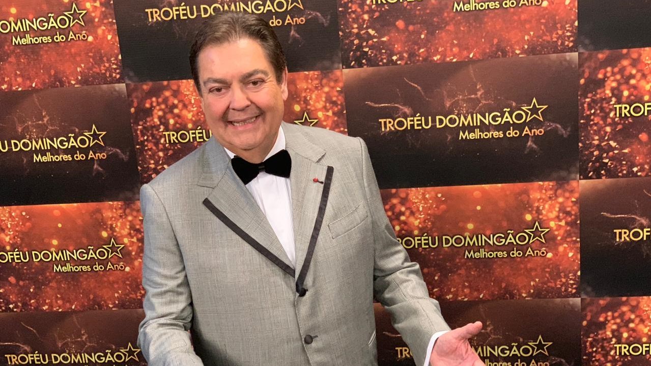 Fausto Silva no Troféu Domingão Melhores do Ano