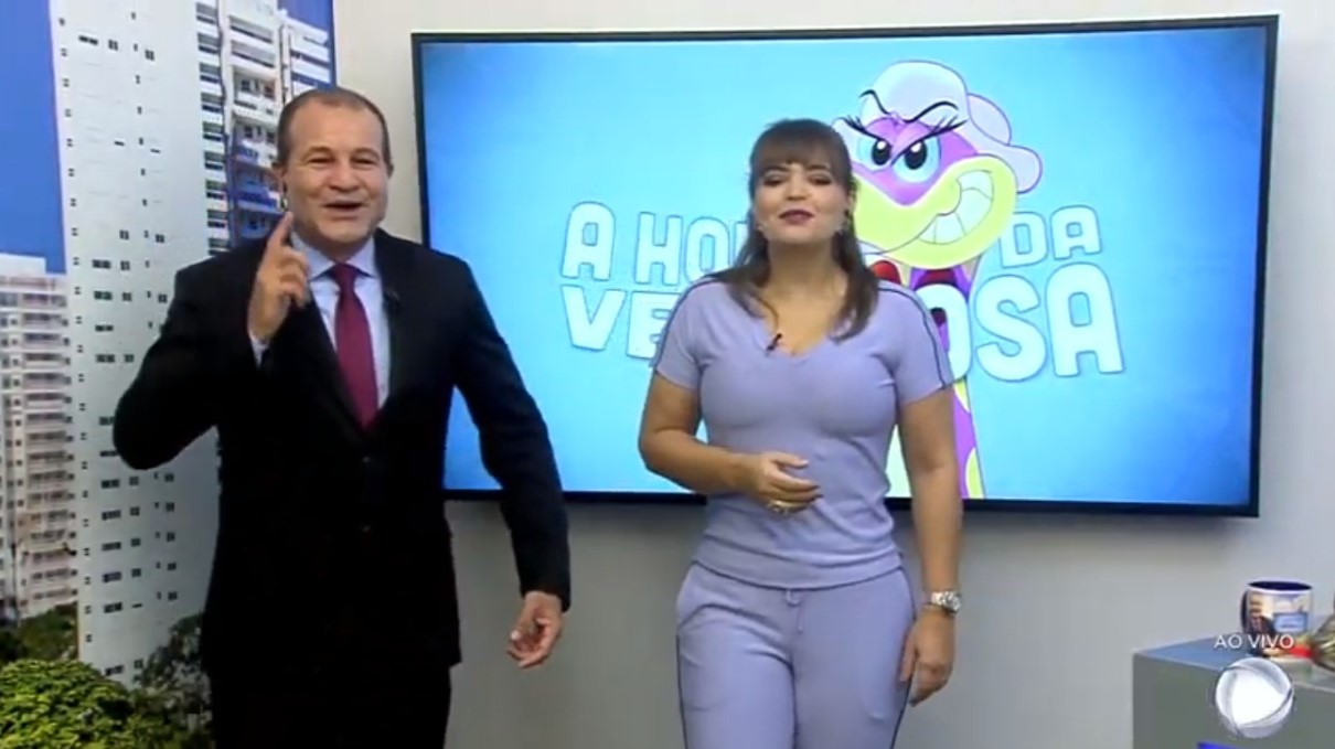 Momento do quadro A Hora da Venenosa no Balanço Geral GO