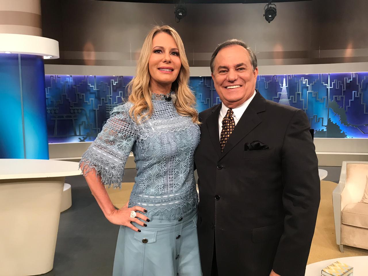 Carla Góes e Ronnie Von no Todo Seu