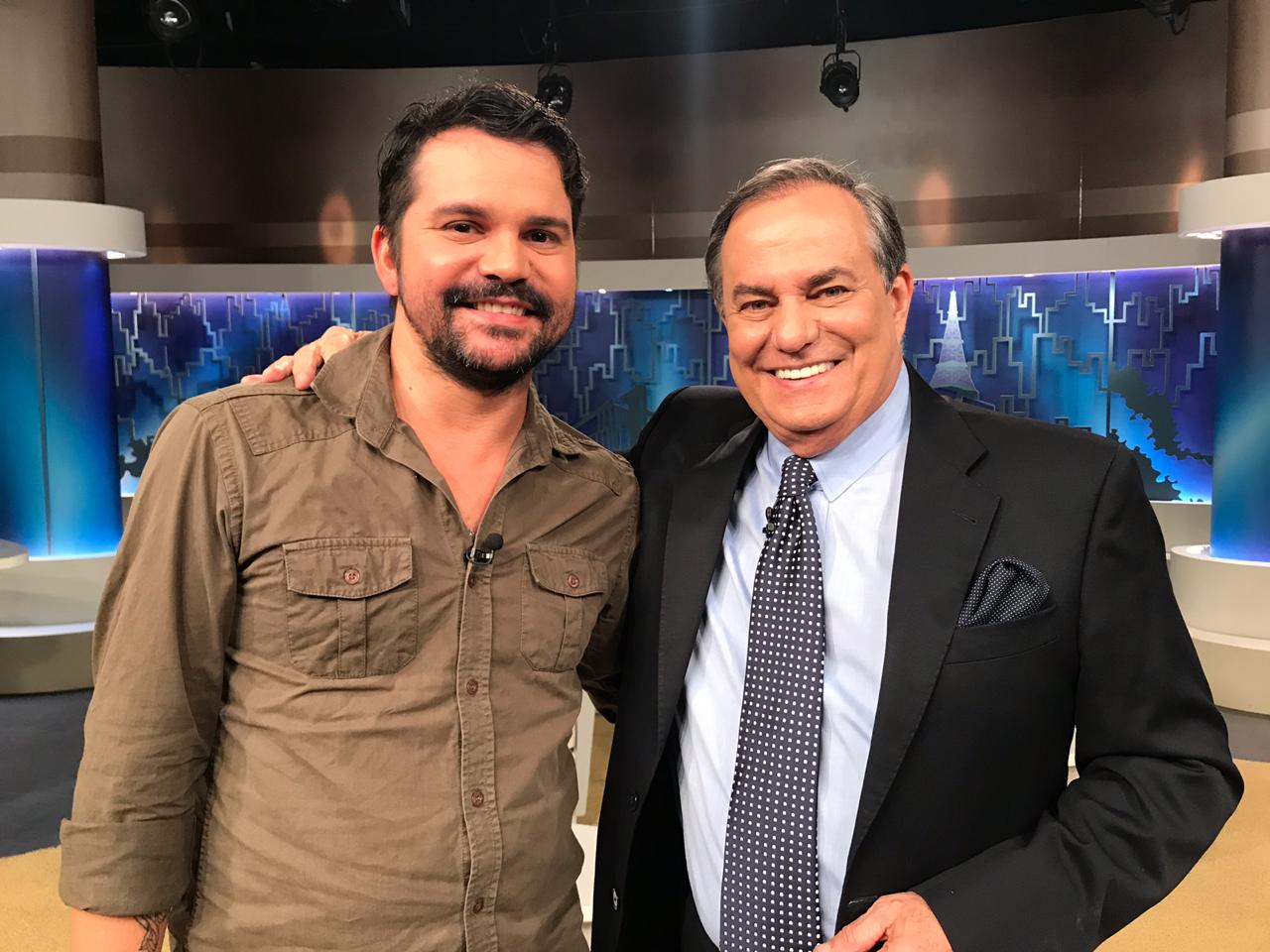 Vicente Carvalho e Ronnie Von no Todo Seu