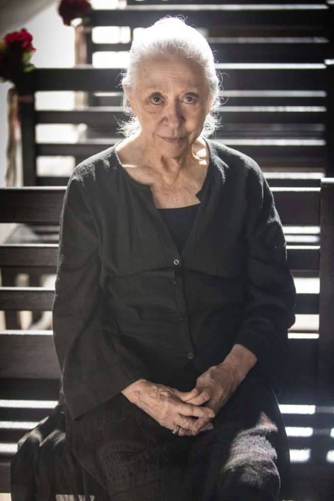Dulce (Fernanda Montenegro) em A Dona do Pedaço