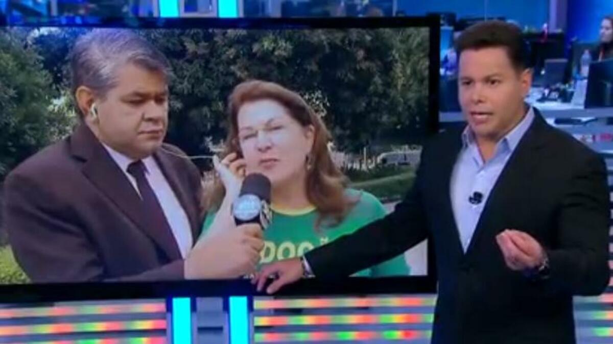 Marcão do Povo discutiu com entrevistada no Primeiro Impacto