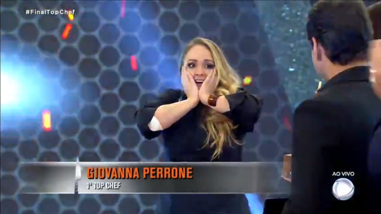 A chef profissional Giovanna Perrone venceu a primeira temporada do reality Top Chef Brasil