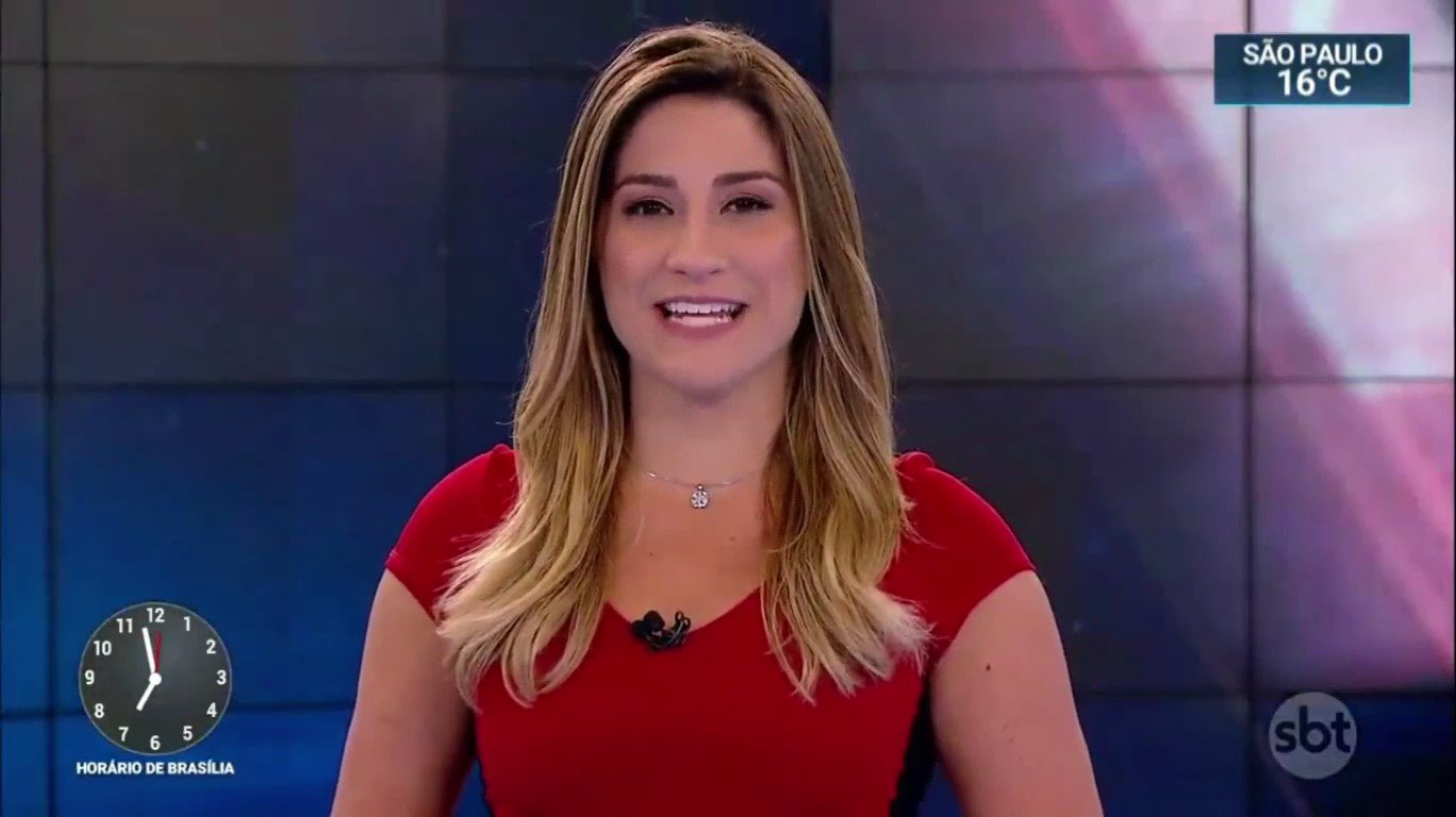 Kallyna Sabino no Jornal da Semana (Reprodução/SBT)