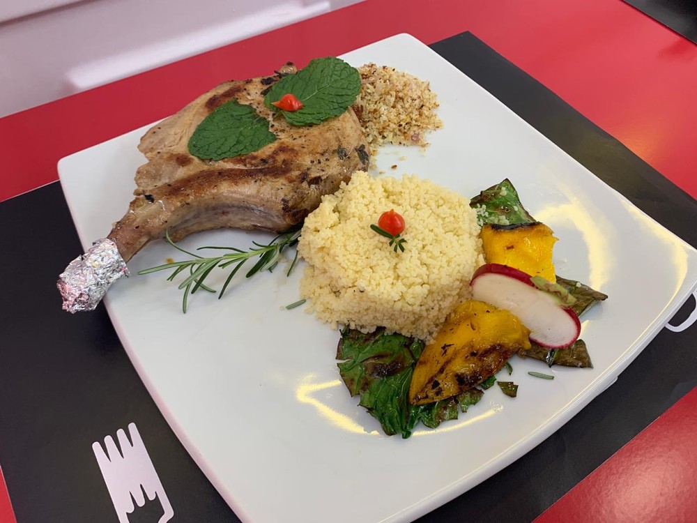 Receita feita por Solange Couto e Carol Nakamura no programa