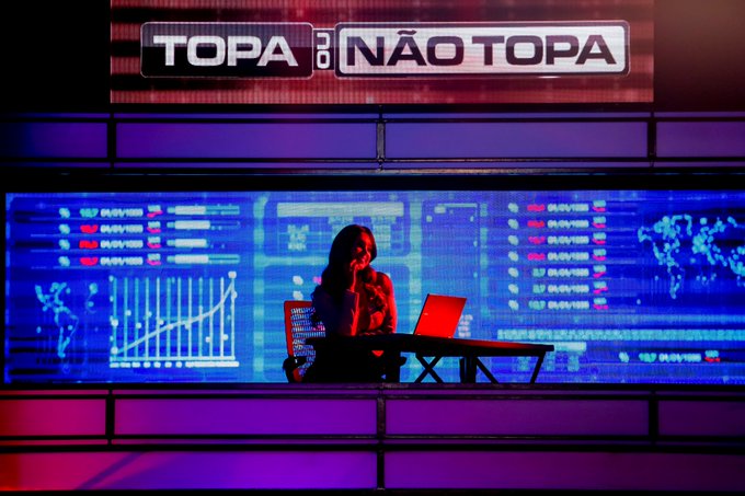 Banqueira do Topa Ou Não Topa: SBT não revelou quem "atua" no programa (Divulgação/SBT)