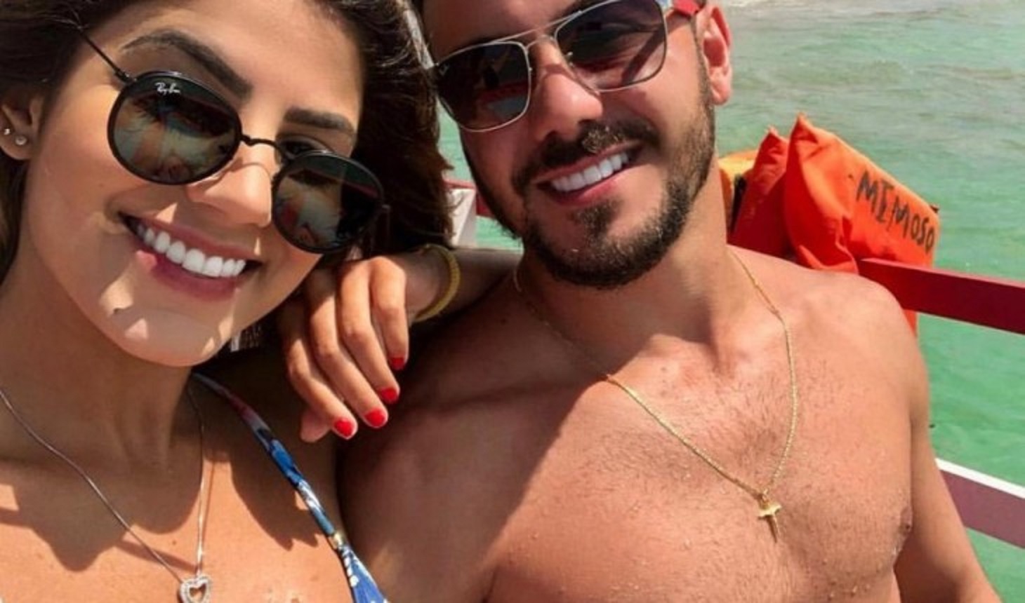 Hariany e o namorado Paulo Henrique Pereira