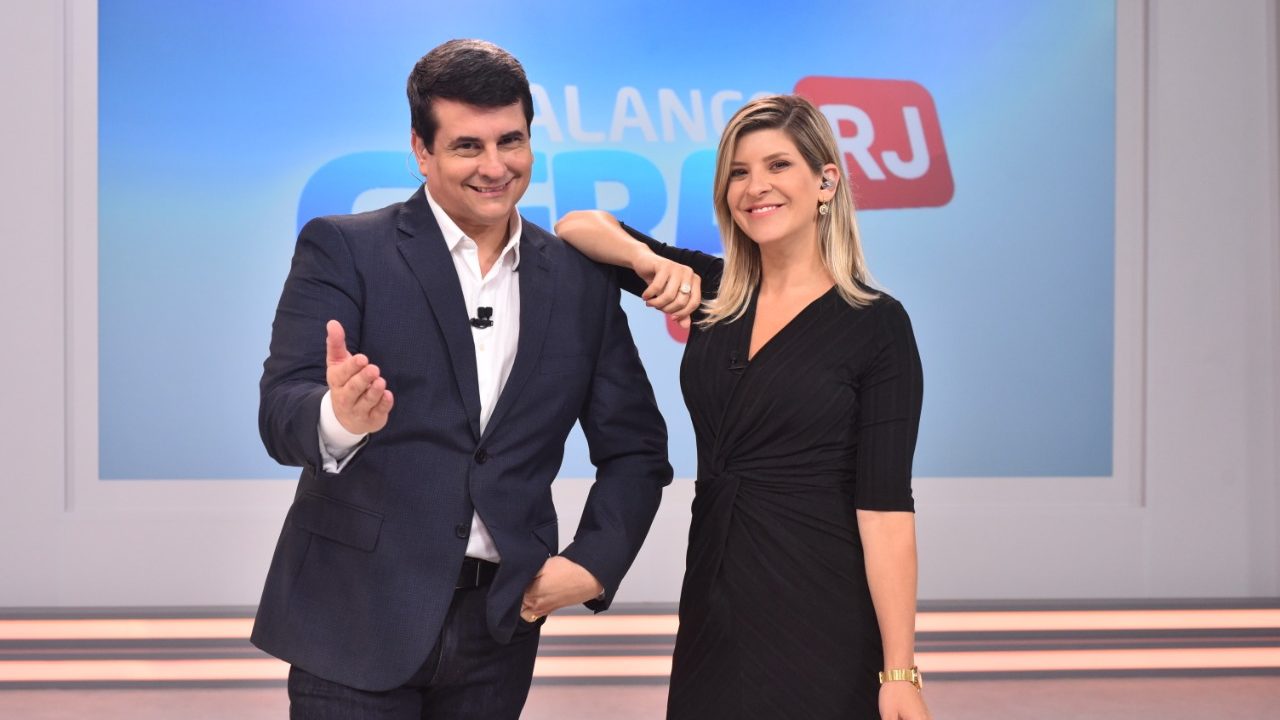 Lívia Mendonça e Gustavo Marques no Balanço Geral RJ Manhã
