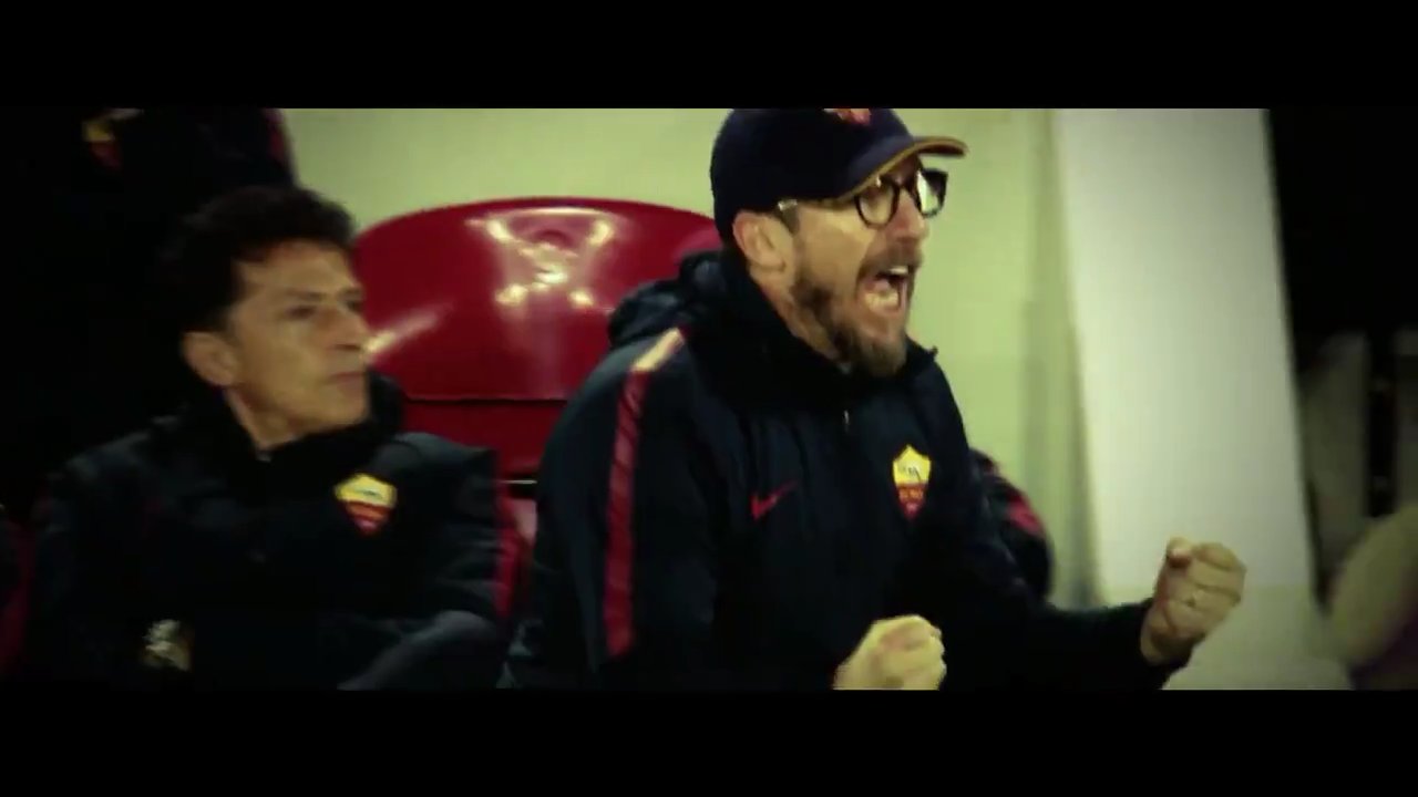 Eusebio Di Francesco, ex-técnico da Roma: foi confundido com Jurgen Klopp, do Liverpool, pela Globo (Reprodução/Globo)