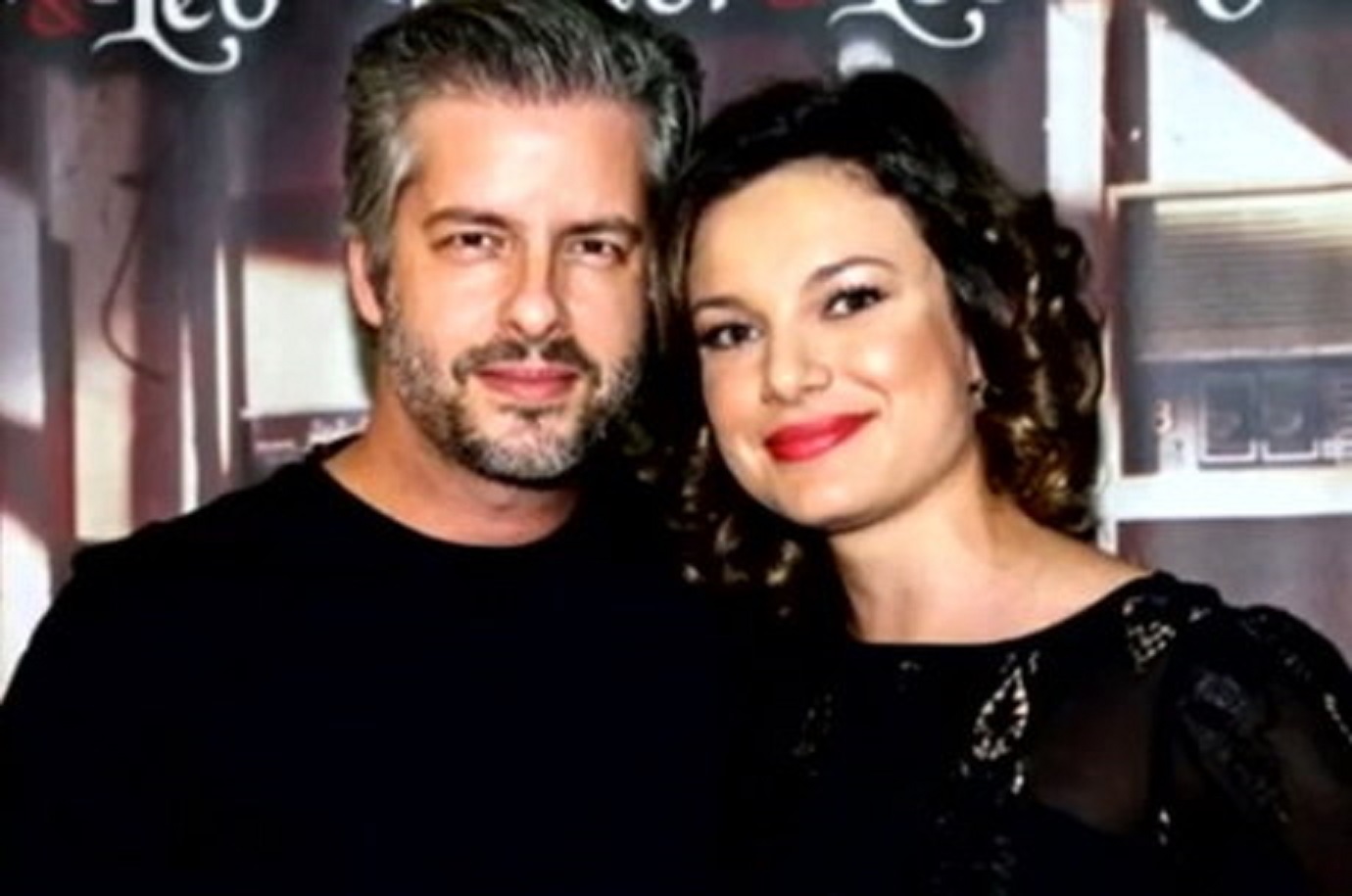 Victor Chaves e a ex-esposa Poliana Bragantini