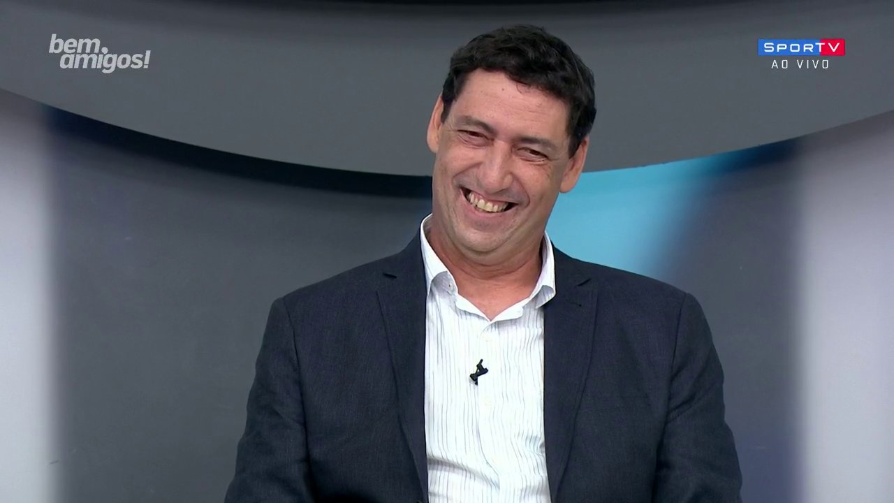 PVC em estreia no Bem Amigos!, no SporTV: fará jogo do Corinthians para debutar em transmissões (Reprodução/SporTV)