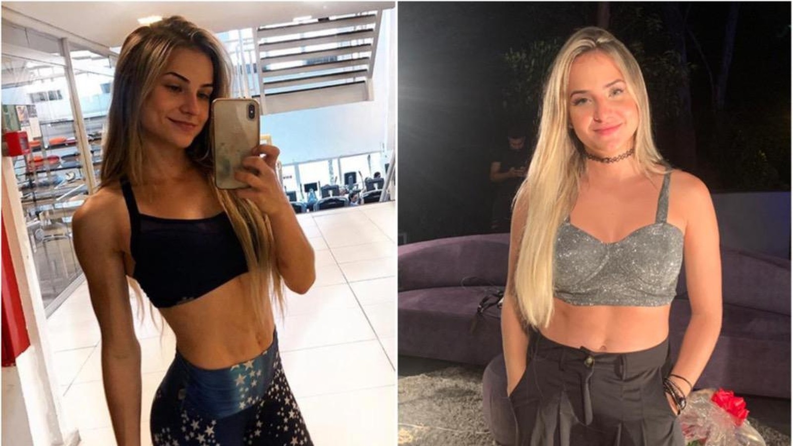 Gabi Martins antes e depois do BBB20 (Reprodução)