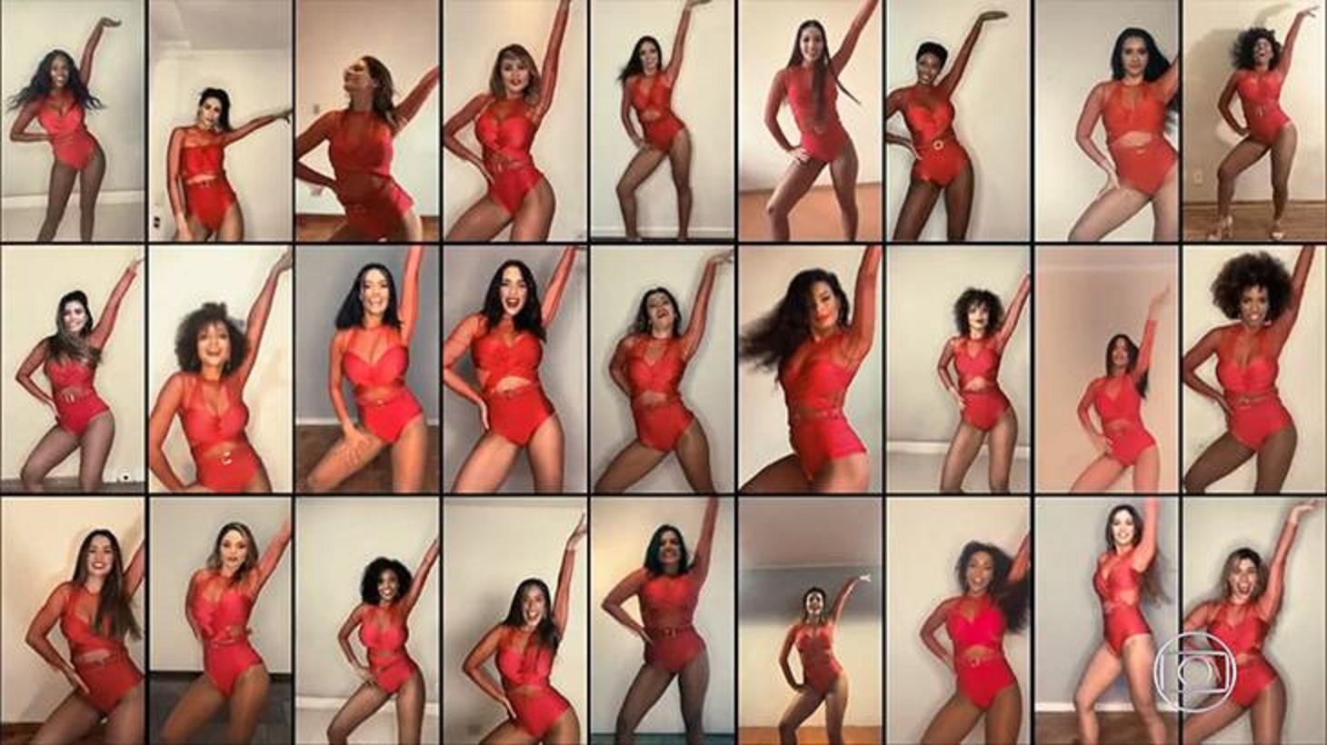 Bailarinas do Faustão de volta ao programa de maneira remota