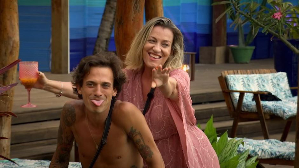 Igor e Regina Adamovich no De Férias com o Ex Brasil