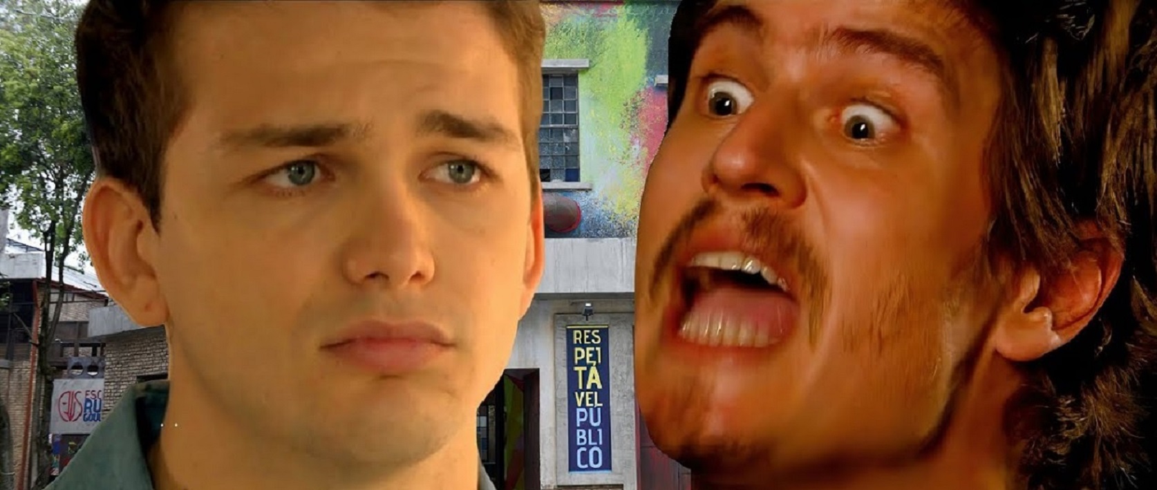 Vini (Vincenzo Richy) e Waldisney (Pedro Lemos) em As Aventuras de Poliana