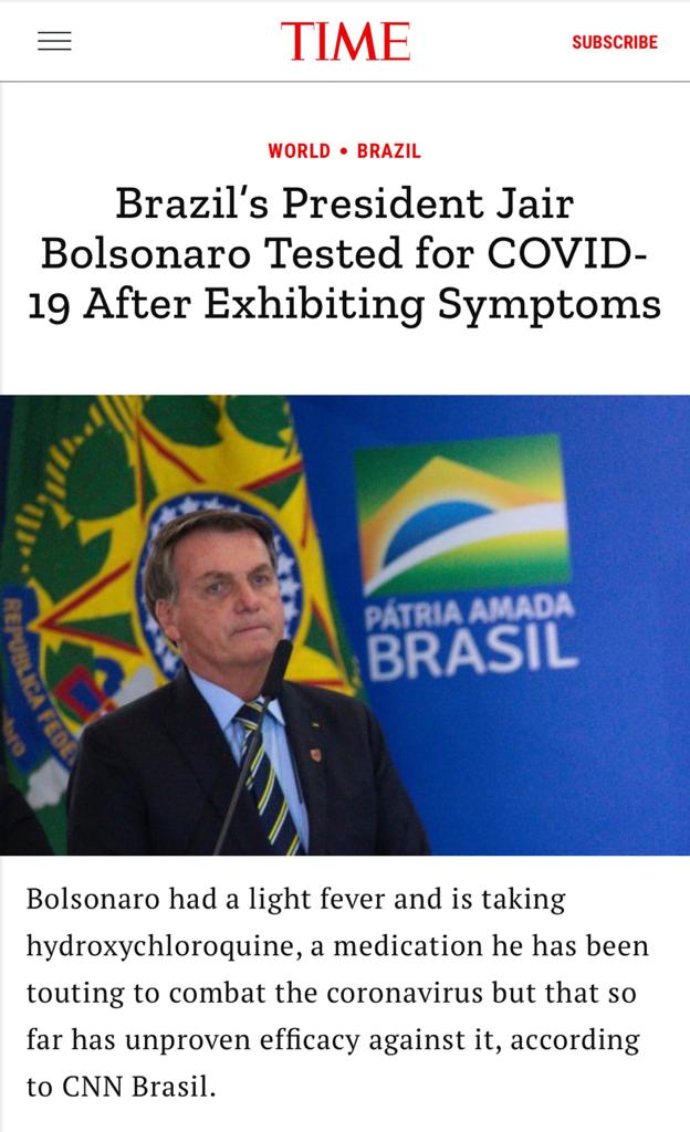 Reportagem da Time (Reprodução).