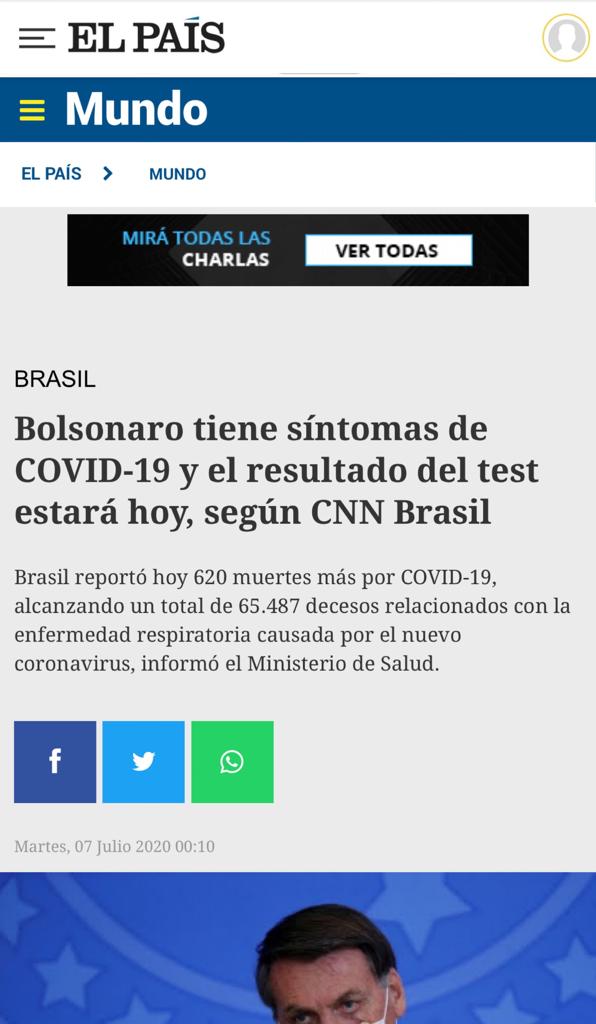 Reportagem do El País