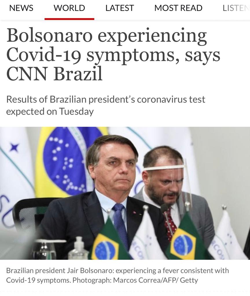 Reportagem do Irish Times (Reprodução).