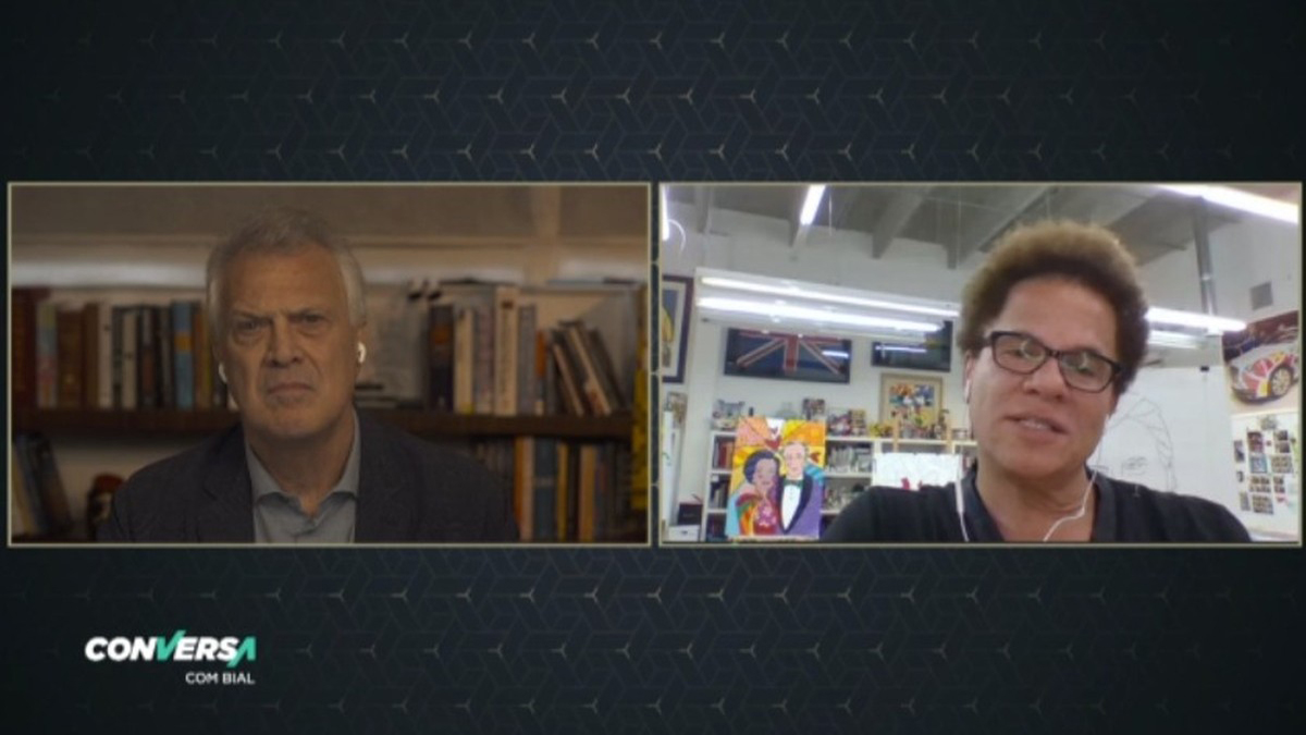 Romero Britto no Conversa com Bial