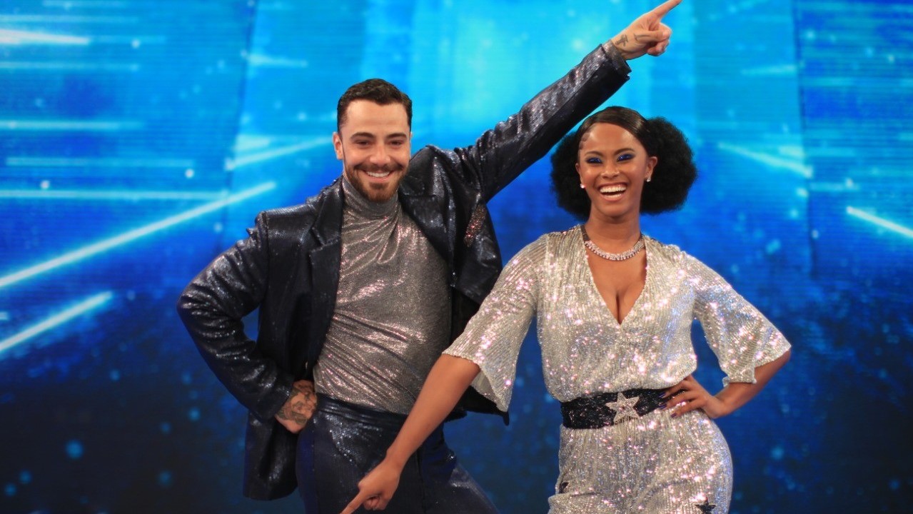 Felipe Titto e Brennda Martins na Dança dos Famosos