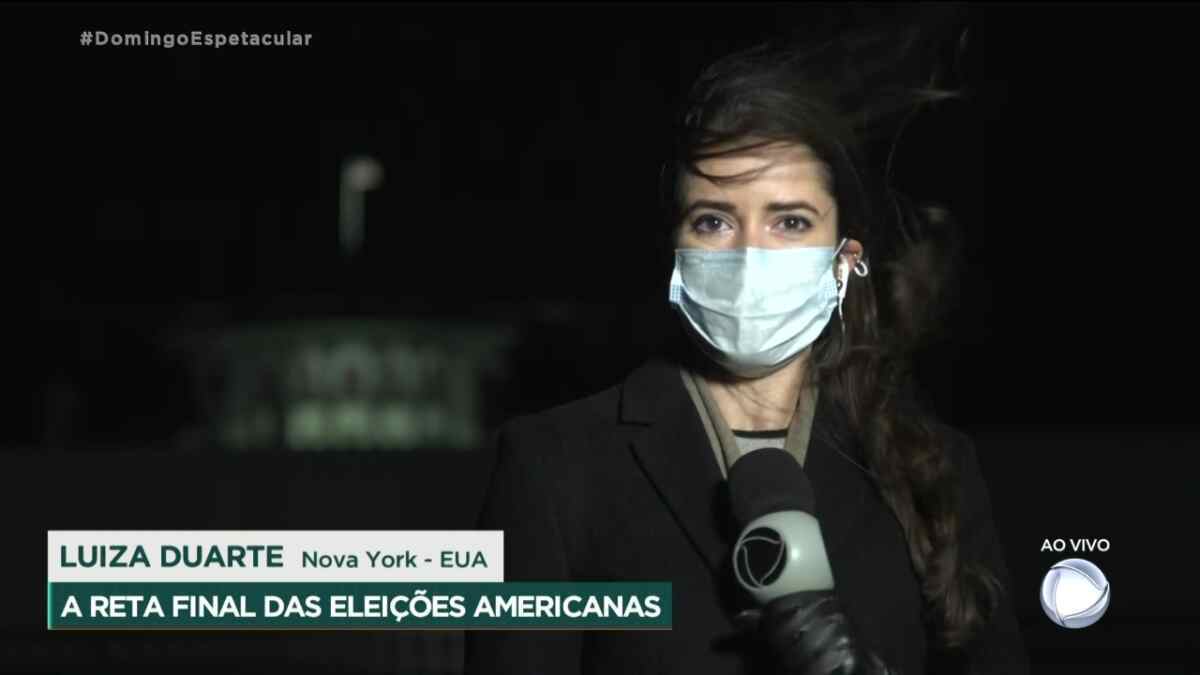 Luiza Duarte no Domingo Espetacular