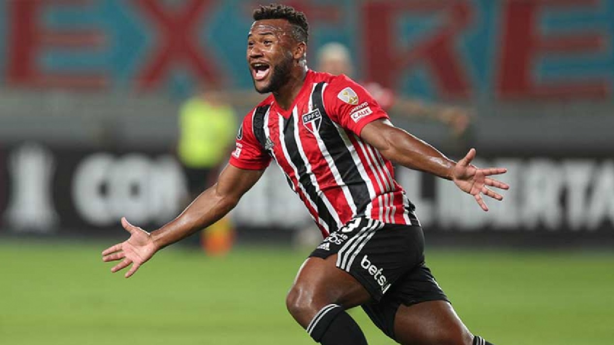 O jogador Luan, do São Paulo (Martín Mejía / POOL / AFP)