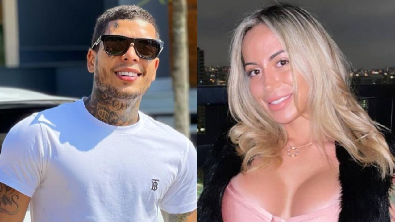 O funkeiro MC Kevin (à esquerda) e a modelo Bianca Dominguez (à direita) (Reprodução / Instagram)