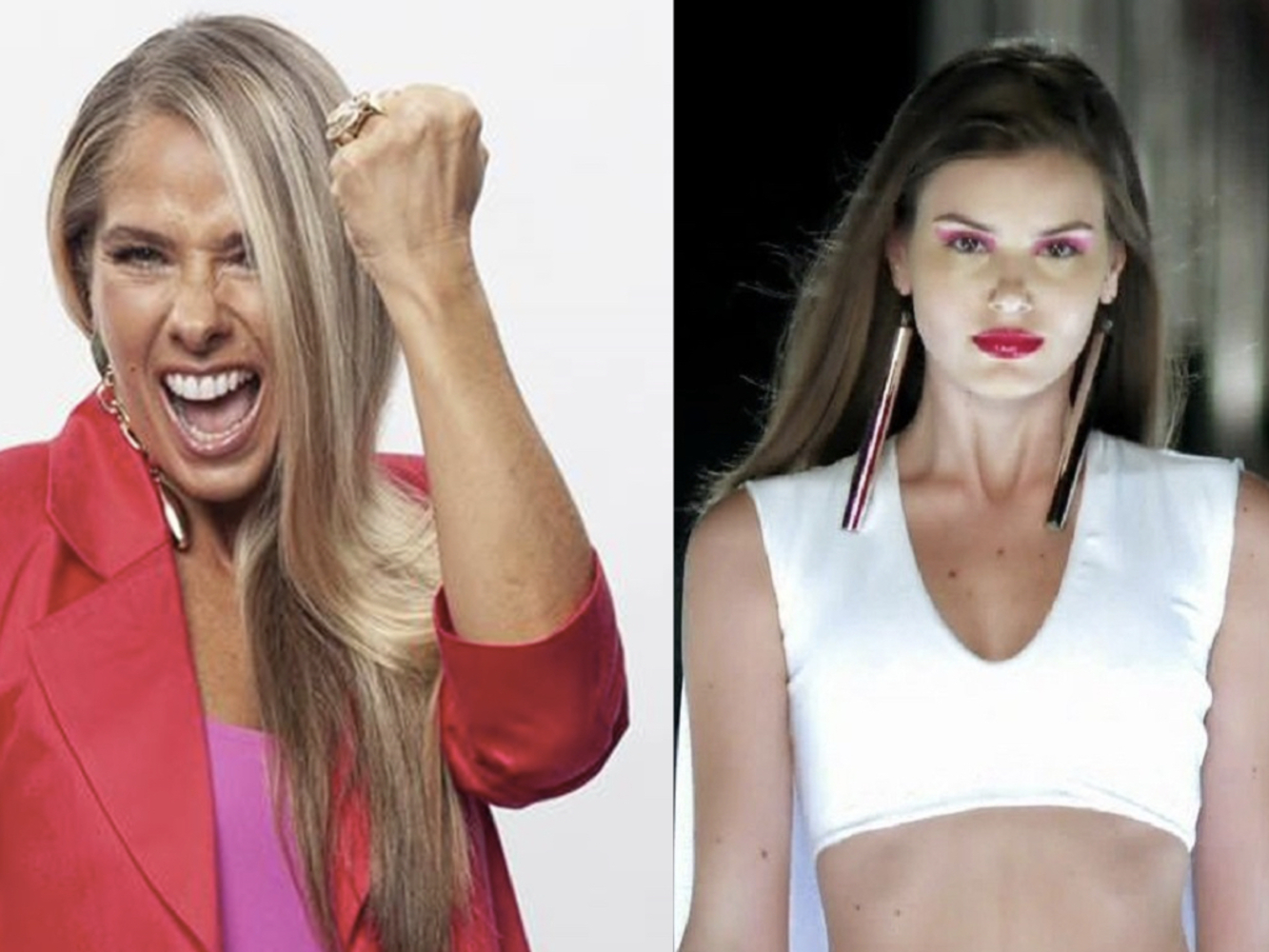 Adriane Galisteu e Camila Queiroz