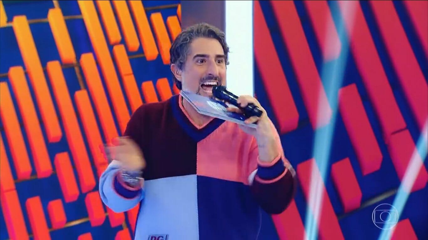 Marcos Mion no Caldeirão (Reprodução/TV Globo).