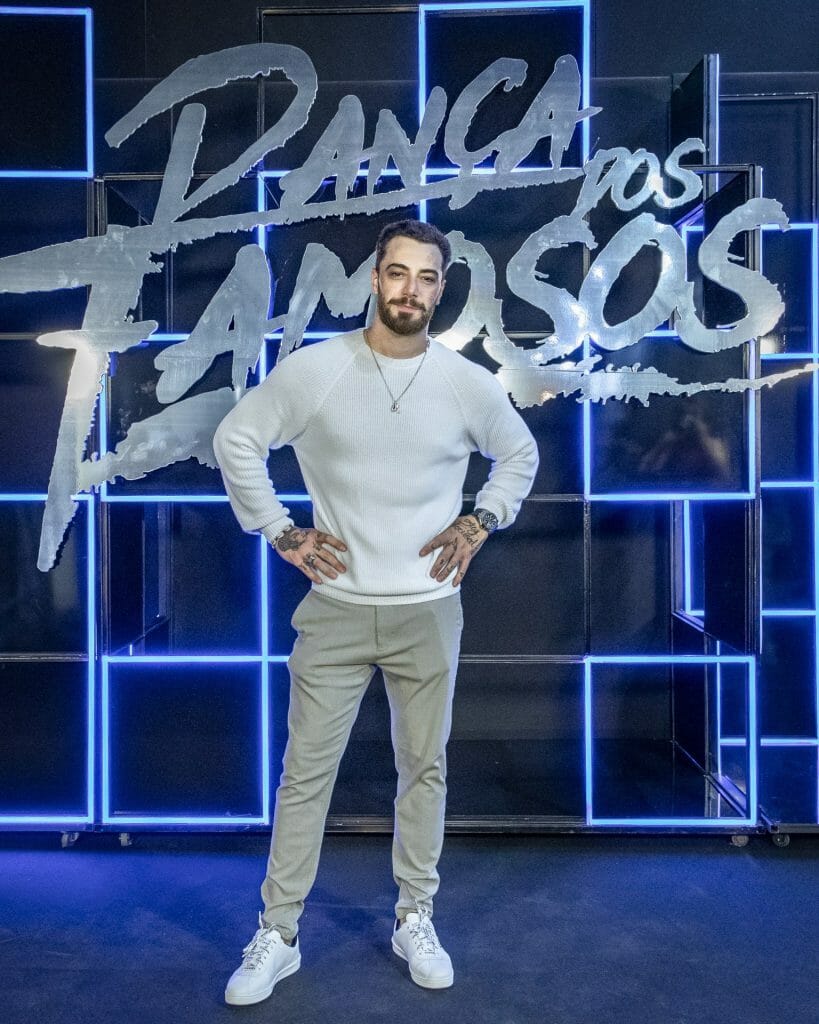Felipe Titto nos bastidores da Globo (Divulga&ccedil;&atilde;o)