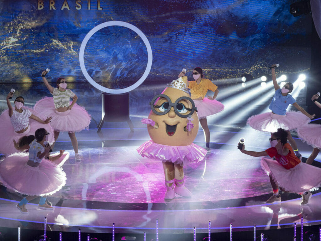 Heloísa Périssé é a artista por trás da fantasia de Coxinha (Divulgação)