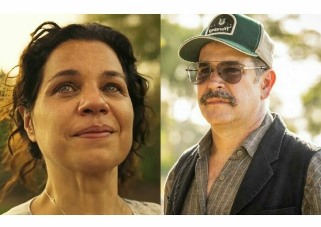 Ten&oacute;rio (Murilo Ben&iacute;cio) e Maria Bruaca (Isabel Teixeira) em Pantanal