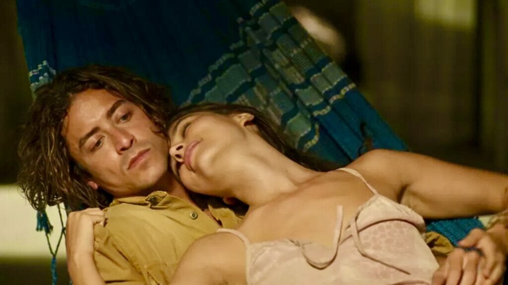 Juma (Alanis Guillen) e Jove (Jesuíta Barbosa) em Pantanal