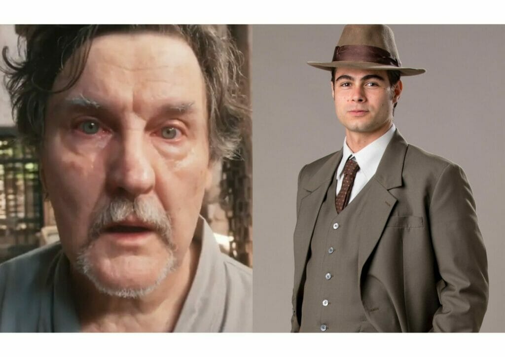 Matias (Antônio Calloni) e Davi (Rafa Vitti) em Além da Ilusão