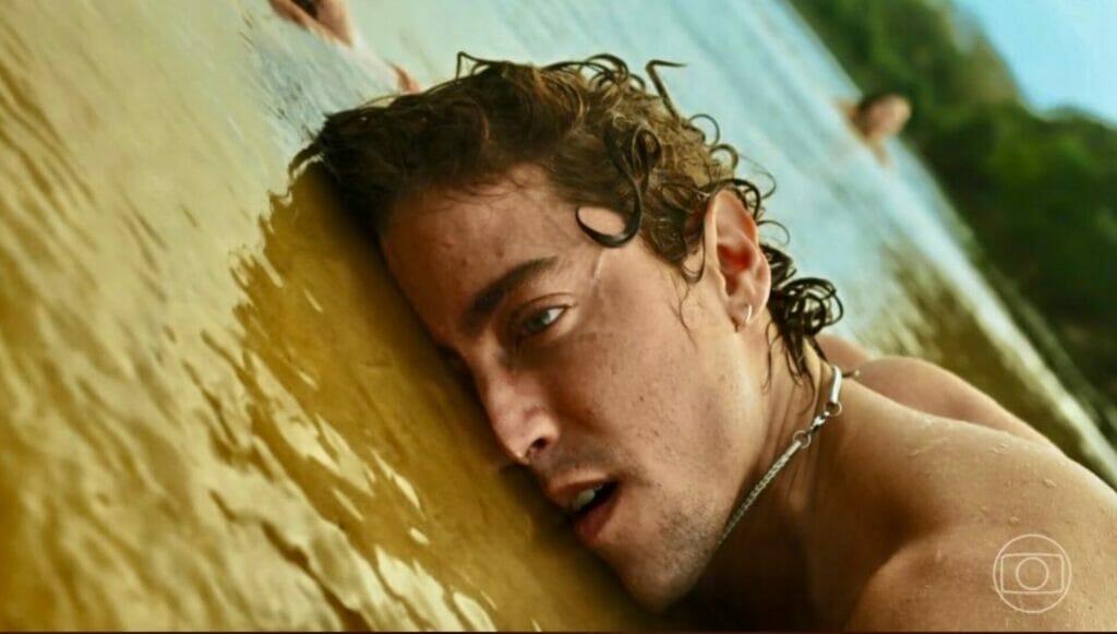 Juma (Alanis Guillen) e Jove (Jesuíta Barbosa) em Pantanal