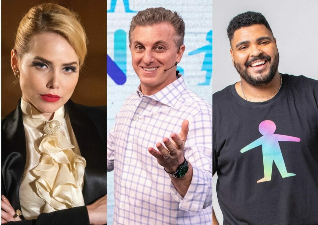 Letícia Colin, Luciano Huck e Paulo Vieira