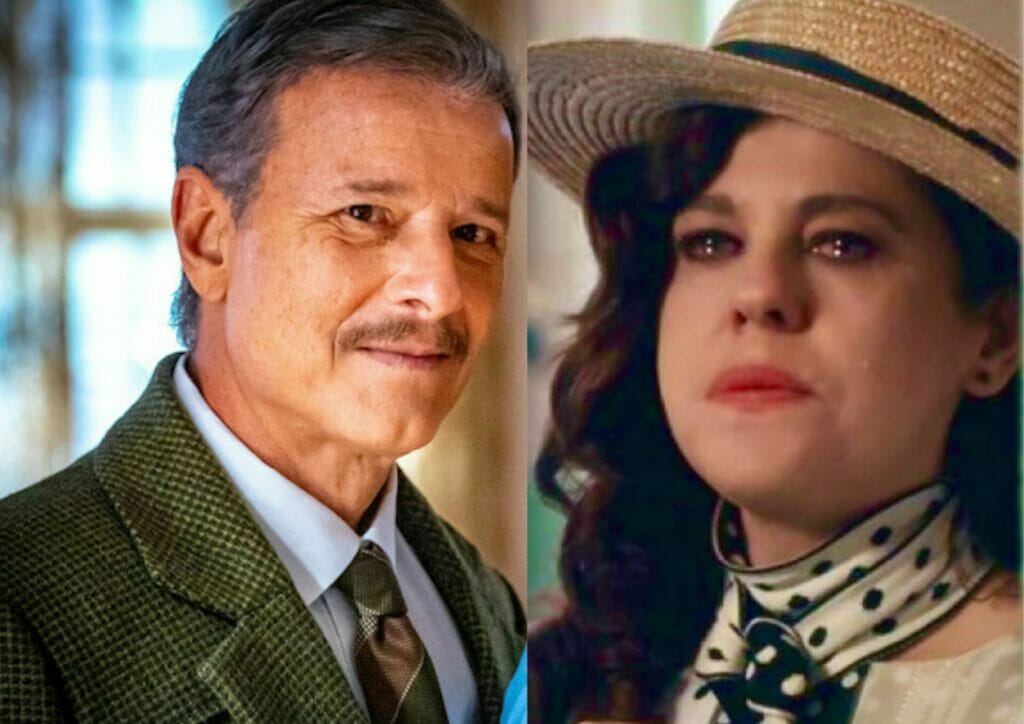 Eug&ecirc;nio (Marcello Novaes) e &Uacute;rsula (B&aacute;rbara Paz) em Al&eacute;m da Ilus&atilde;o