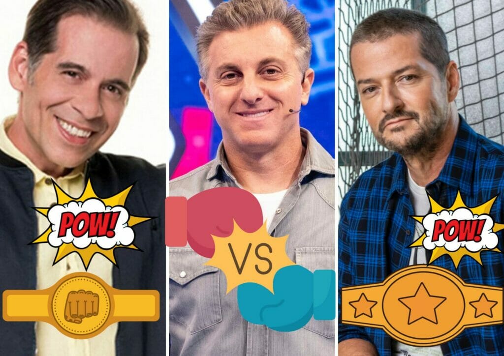 Leandro Hassum, Luciano Huck e Marcelo Serrado