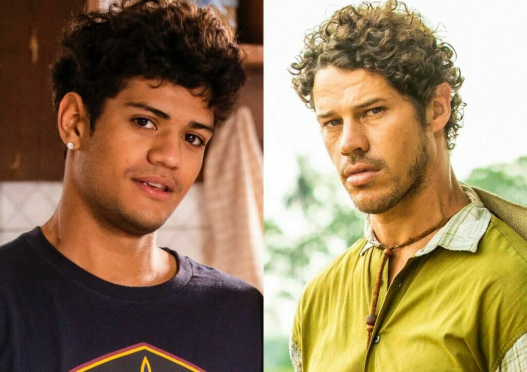 Renato (Gabriel Santana) e Tadeu (Z&eacute; Loreto) em Pantanal