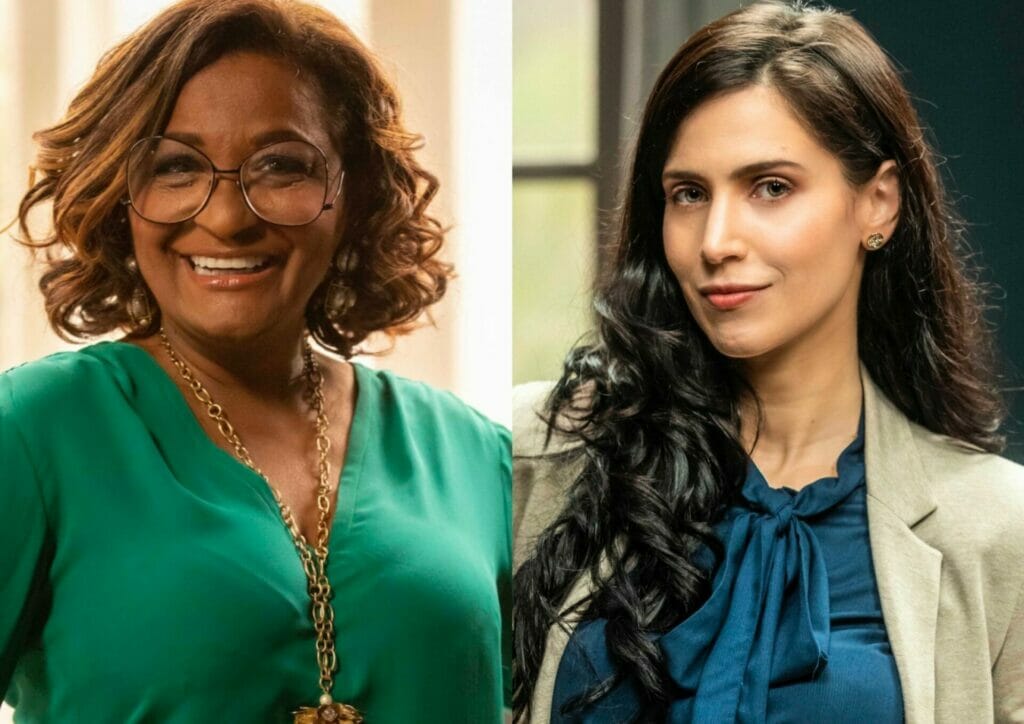 Martha (Cláudia Di Moura) e Regina (Mel Lisboa) em Cara e Coragem