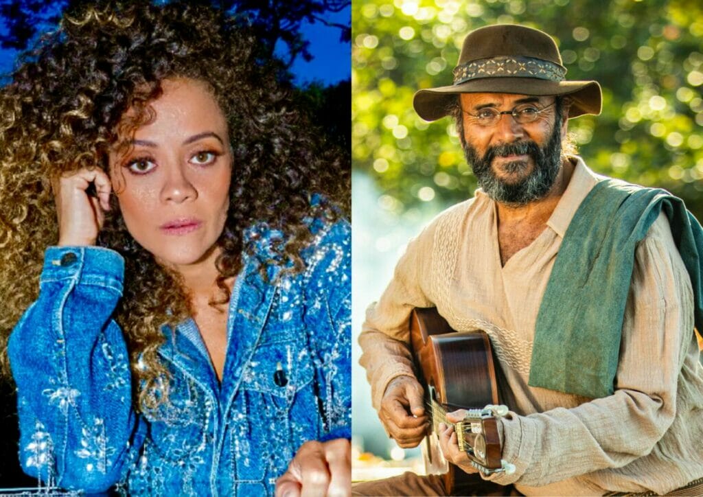 Aline Borges e Almir Sater em Pantanal