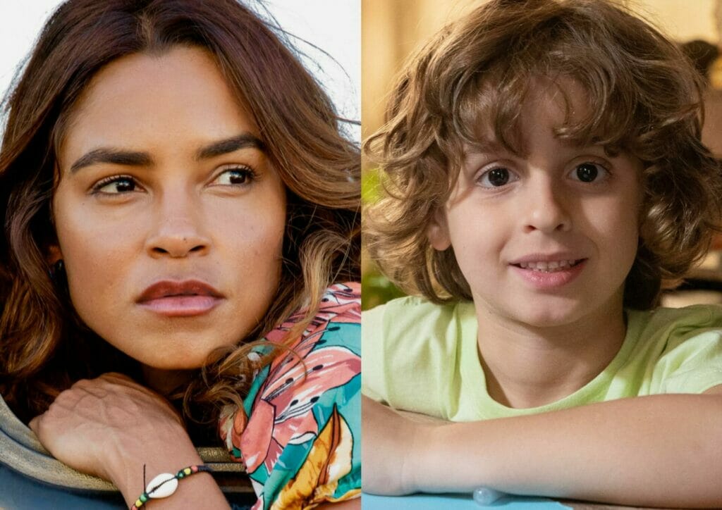 Brisa (Lucy Alves) e Tonho (Vicente Alvite) em Travessia