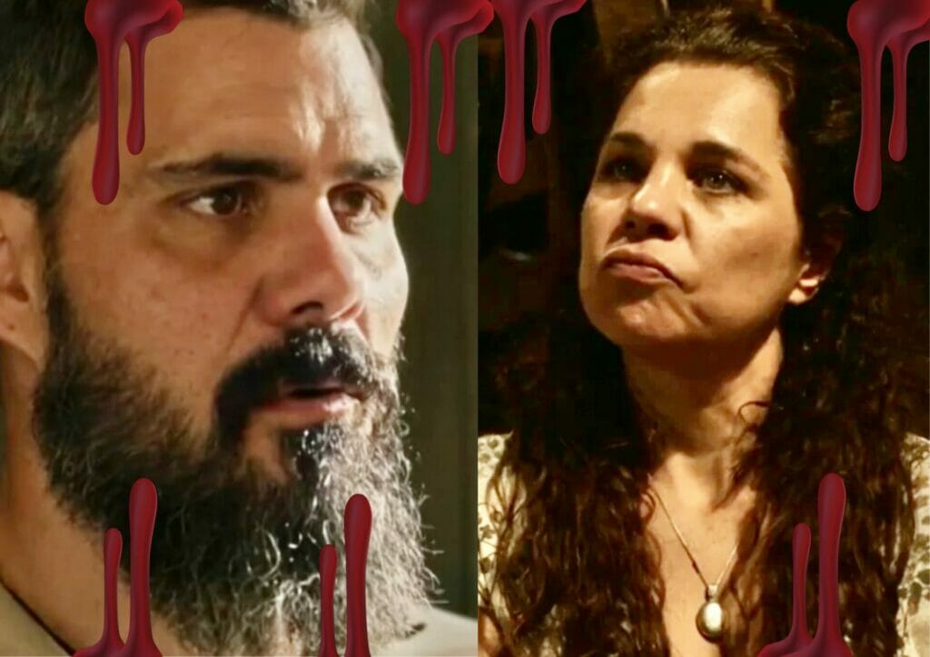 Alcides (Juliano Cazarr&eacute;) e Maria Bruaca (Isabel Teixeira) de Pantanal