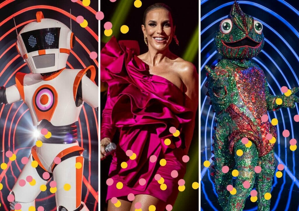 Ivete e os mascarados do The Masked Singer Brasil