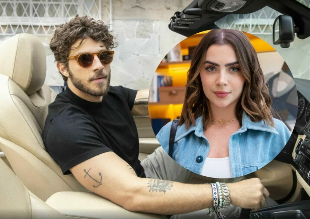 Ari (Chay Suede) e Chiara (Jade Picon) em Travessia